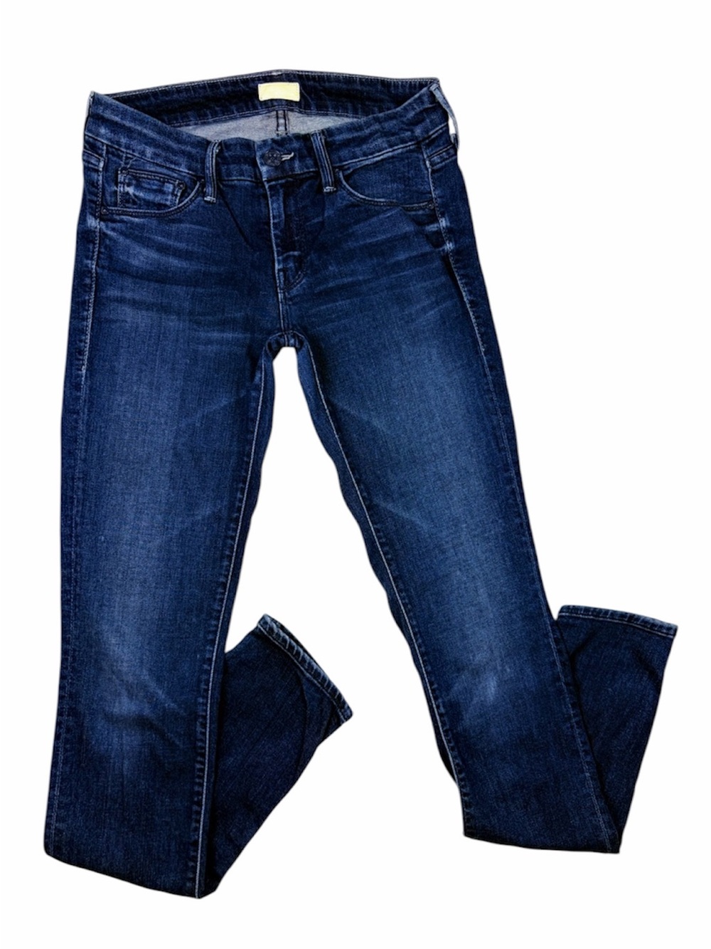 MOTHER The Looker La Goddess Lowrise Dark Wash Skinny Stretch Denim Jeans (26)